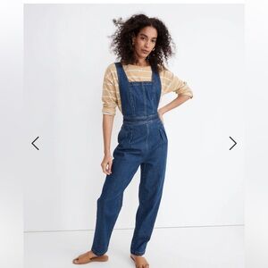 Madewell Tapered Overalls in Dunson Wash Size 12
